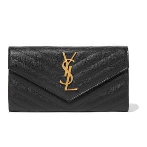 ❌SOLD❌ YSL LARGE FLAP WALLET TEXTURED MATELASSÉ